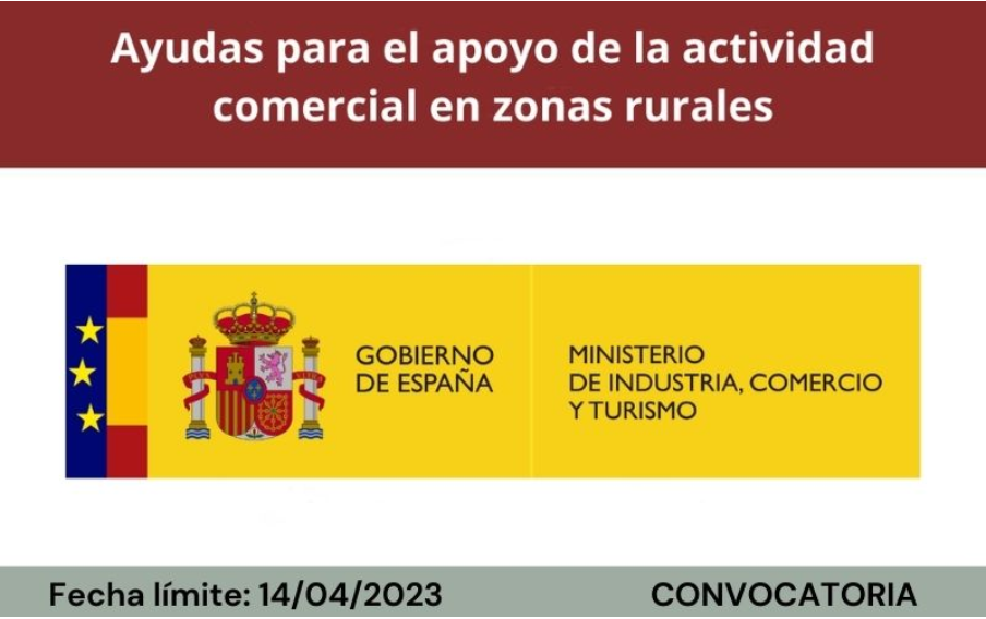 Ayudas para el apoyo de la actividad comercial en zonas rurales 2023